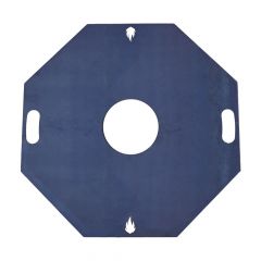 Feuerplatte Grillplatte Grillring für Feuertonne 8-eckig Ø 60 cm