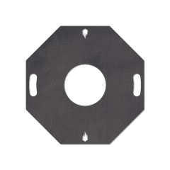 Feuerplatte Grillplatte Grillring für Feuertonne 8-eckig Ø 60 cm Schamotte-Shop.de