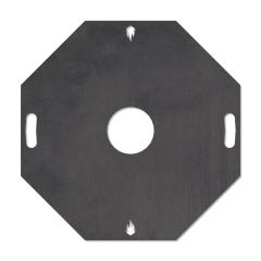Feuerplatte Grillplatte Grillring für Feuertonne 8-eckig Ø 98 cm Schamotte-Shop.de