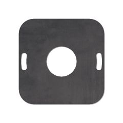 Feuerplatte Grillplatte Grillring für Feuertonne quadratisch 57 x 57 cm Schamotte-Shop.de