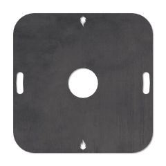 Feuerplatte Grillplatte Grillring für Feuertonne quadratisch 94 x 94 cm Schamotte-Shop.de