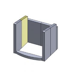 Wandstein | Feuerraumauskleidung | PUR Schamotte | Schamotte-Shop.de