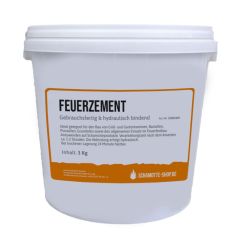 Feuerzement 3kg | PUR Schamotte | Schamotte-Shop.de