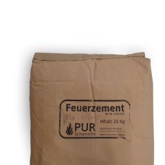 Feuerzement hydraulisch 25kg | PUR SCHAMOTTE | schamotte-shop.de