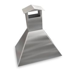 Grillkaminhaube aus Edelstahl Schamotte-Shop.de
