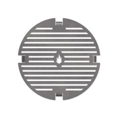 Grillrost Ø 21 cm Einsatz für Feuerplatte Classic Design Schamotte-Shop.de