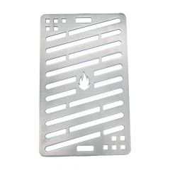 Grillrost aus Edelstahl 26x16 cm für Tepro** Toronto Schamotte-Shop.de