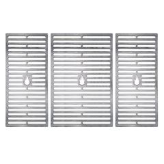 Grillroste aus Stahl im 3er Set passend für Burnhard** Grills