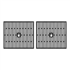 Grillrost 43 x 38,7 cm 2 Stück passend für Burnhard ** Schamotte-Shop.de