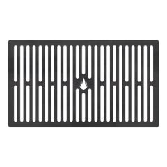 Grillrost 45 x 26 cm aus Stahl Schamotte-Shop.de