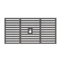 Grillrost aus Stahl 61,0 x 27,5 cm passend für BBQ-Toro ** Schamotte-Shop.de
