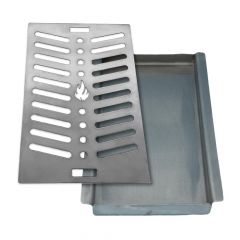 Grillwanne und Grillrost im Set 26,5 x 15,7 cm passend für Mr. Gardener**