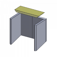 Heizgasumlenkplatte | Feuerraumauskleidung | PUR Schamotte | Schamotte-Shop.de