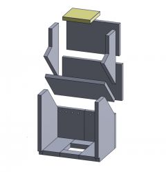 Heizgasumlenkplatte oben Justus Grönland** | Feuerraumauskleidung | Schamotte-Shop.de