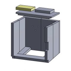 Heizgasumlenkplatte oben links/rechts Justus Ohio** | Feuerraumauskleidung | Schamotte-Shop.de