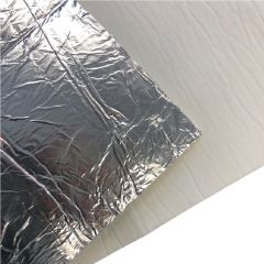 Hitzeschutz - Keramikfasermatte mit Alubeschichtung 1200x500x5mm | PUR Schamotte | Schamotte-Shop.de