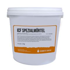 ICF Spezialmörtel 1kg Eimer "PUR Schamotte" gebrauchsfertig - ohne Anrühren