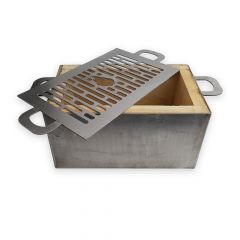 Japanischer Tischgrill Sasebo small | Frontansicht | PUR Schamotte | Schamotte-Shop.de