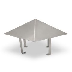 Kaminhaube aus Edelstahl Schamotte-Shop.de