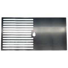 Kombi Grillrost & Grillplatte 23 x 40 cm passend für Thüros**