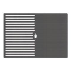 Kombi Grillrost & Grillplatte 40 x 53 cm passend für Campingaz