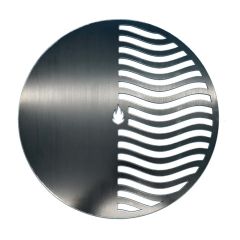 Kombi Grillrost & Grillplatte aus Stahl Ø 49 cm passend für Rösle**