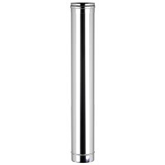 Längenelement 96 cm Länge, 0,6 mm Stärke, Edelstahlkamin, Schamotte-Shop.de