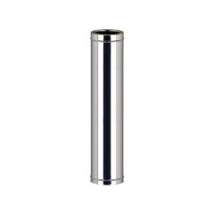 Längenelement doppelwandig 75 cm Länge, Schamotte-shop.de