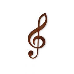 Edelrost Notenschlüssel Aufhänger