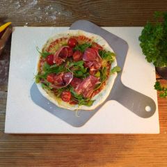 Pizza-Kit » Pizzastein und Pizzaschieber im Set