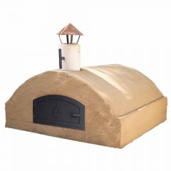 Pizzaofen Bausatz Merano Premium mit Lehmputz Schamotte-Shop.de