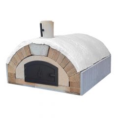 Pizzaofen Bausatz - Merano Premium Large Holzbackofen Schamotte-Shop.de