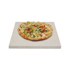 Pizzastein Grill 40 x 40 x 3 cm | lebensmittelecht | PUR Schamotte | Schamotte-Shop.de