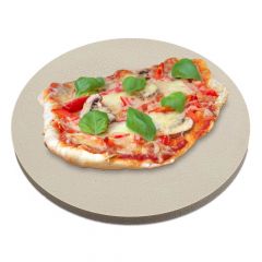 Pizzastein rund Ø 39 x 2 cm| Keramik | lebensmittelecht | PUR Schamotte | Schamotte-Shop.de