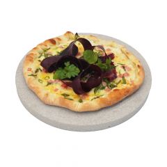 Pizzastein rund Ø 39 x 2 cm| Keramik | lebensmittelecht | PUR Schamotte | Schamotte-Shop.de