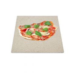 Profi Pizzastein 30 x 30 x 2 cm | lebensmittelecht | PUR Schamotte | Schamotte-Shop.de