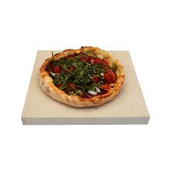 Profi Pizzastein 30 x 30 x 3 cm  lebensmittelecht  PUR Schamotte  Schamotte-Shop.de