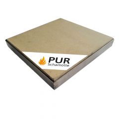 Profi Pizzastein Grill mit Edelstahlrahmen 30 x 30 x 3 cm |Cordierit | Schamotte-Shop.de