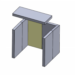 Rückwandstein | Feuerraumauskleidung | PUR Schamotte | Schamotte-Shop.de