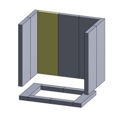 Rückwandstein | Techfire** | Feuerraumauskleidung | Schamotte-Shop.de