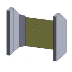 Rückwandstein | Feuerraumauskleidung | PUR Schamotte | Schamotte-Shop.de