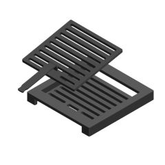 Rostlager / Ascherost Set 223x215x25mm passend für Attika **