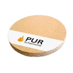 Pizzastein rund Ø 29 x 3 cm| für den Grill | lebensmittelecht | PUR Schamotte | Schamotte-Shop.de
