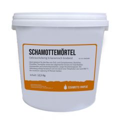 PUR SCHAMOTTE Schamottemörtel 12,5 kg Eimer | keramisch bindend | Schamotte-Shop.de