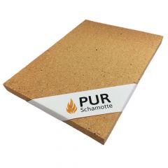 Schamotteplatte 350x200x30| PUR Schamotte | Schamotte-Shop.de