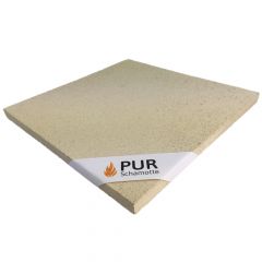 Schamotteplatte 625x500x40mm | PUR Schamotte | Schamotte-Shop.de