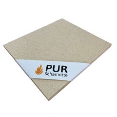 Schamotteplatte 320x290x15mm | PUR Schamotte | Schamotte-Shop.de