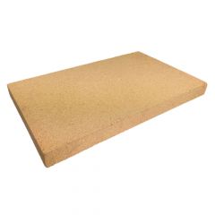 Schamotteplatte 500 x 250 x 40 mm Menge 4 feuerfest Schamottstein Ofenstein aus Schamott | schamotte-shop.dea