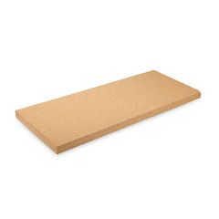 Schamotteplatte - 1 Stück, A35t - Größe 500x200x20 mm - PUR Schamotte
