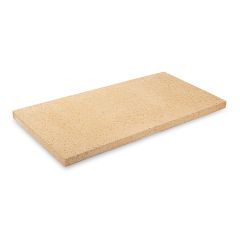 Schamotteplatte - 1 Stück, A35t - Größe 500x250x25 mm - PUR Schamotte